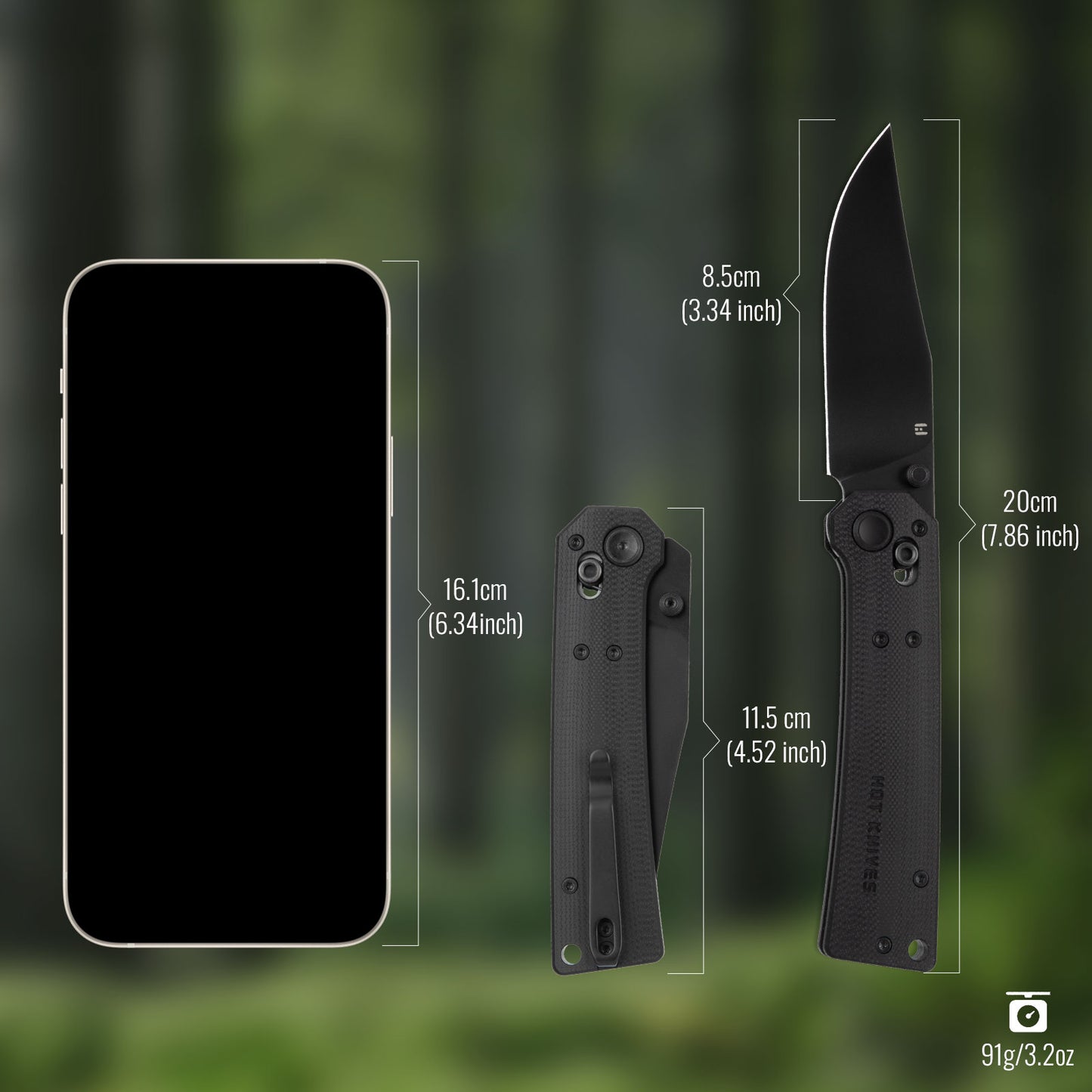 HOT KNIVES Pathwright Black HK03