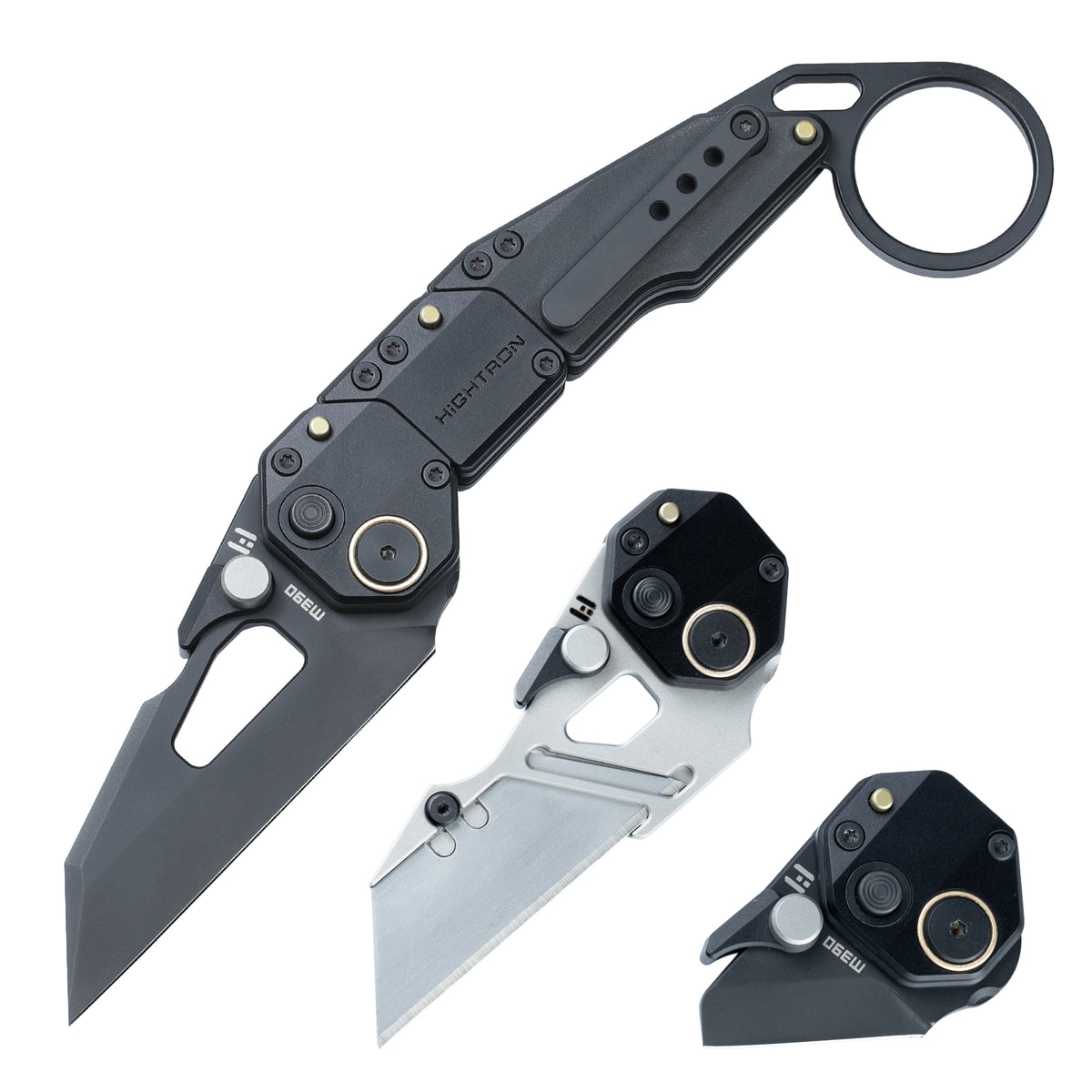 MODULUS,Tool-Free Modular M390 Titanium EDC Folding Pokcet Knife