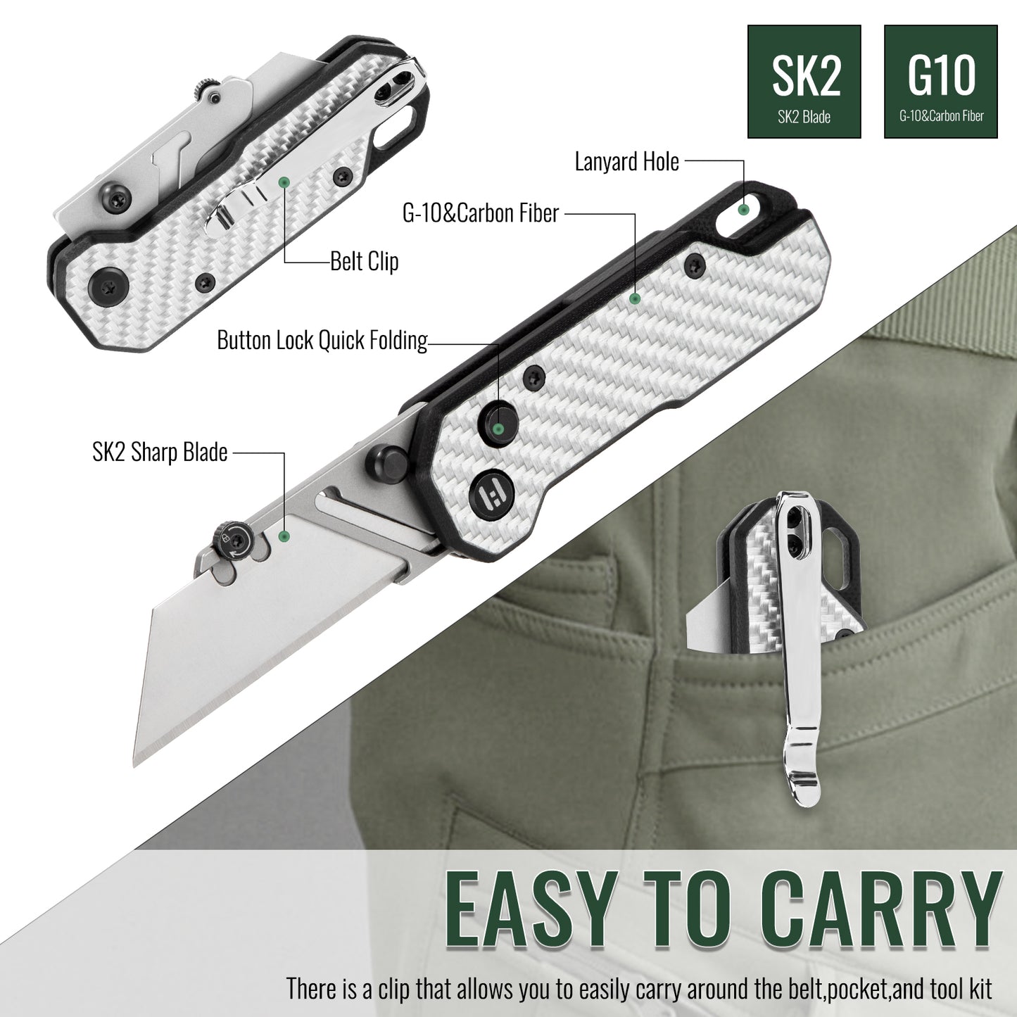 HIGHTRON Vectron Utility Knives HK02