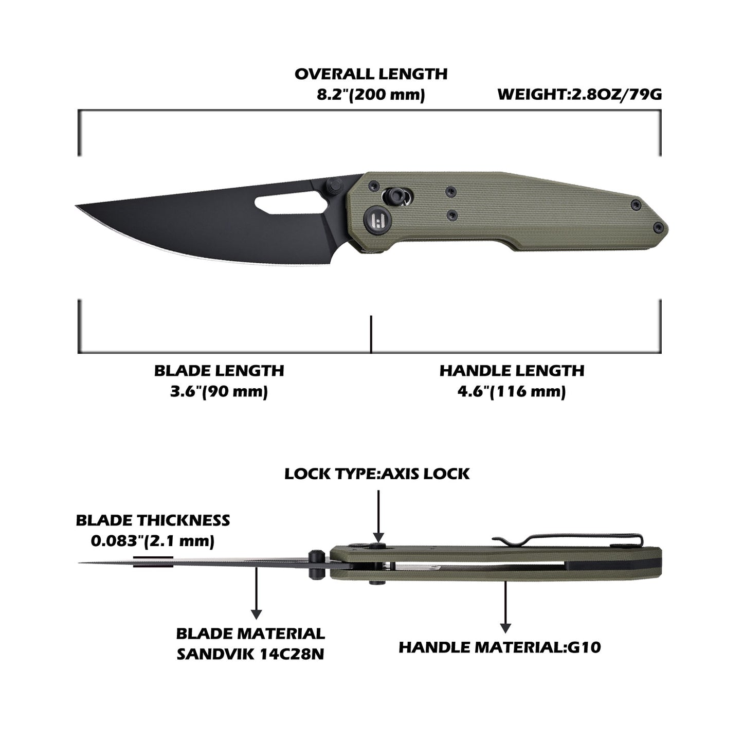 HIGHTRON Sharplyn OD Green HK01