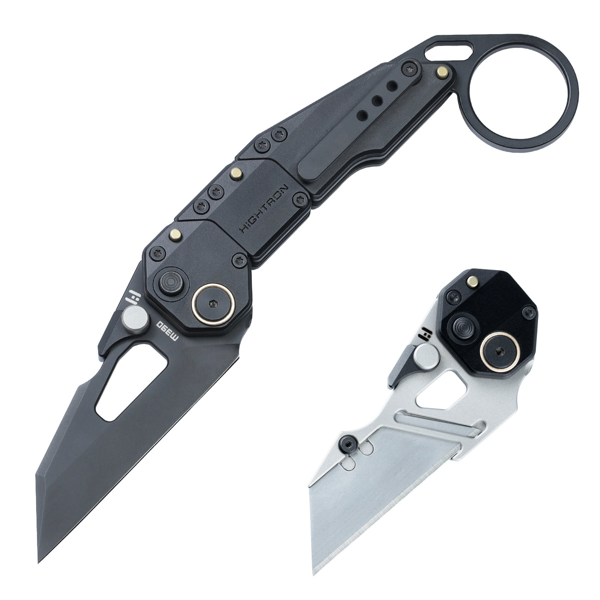 MODULUS,Tool-Free Modular M390 Titanium EDC Folding Pokcet Knife