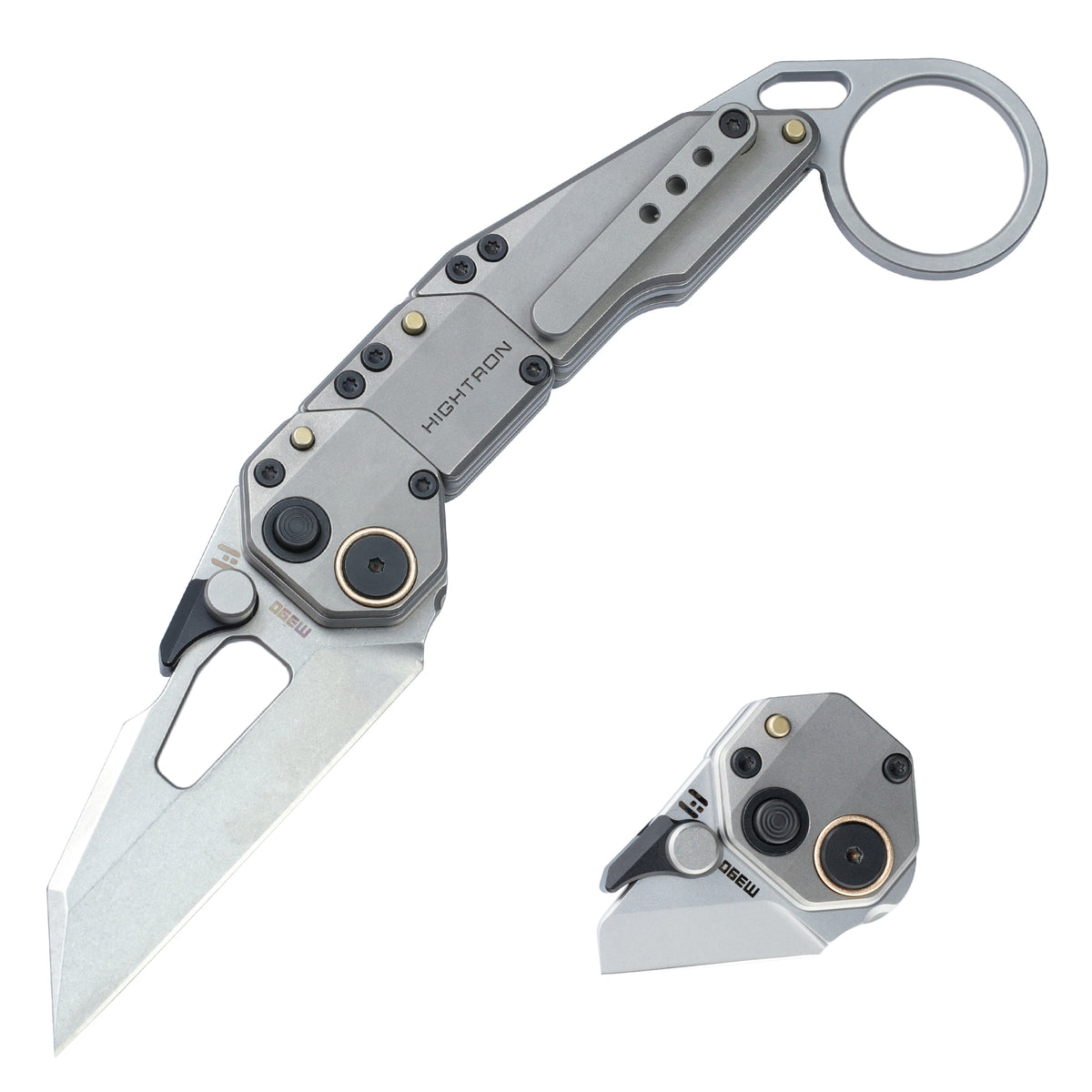 MODULUS,Tool-Free Modular M390 Titanium EDC Folding Pokcet Knife