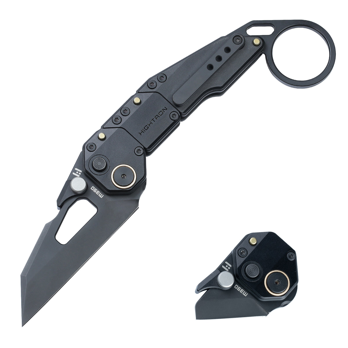 MODULUS,Tool-Free Modular M390 Titanium EDC Folding Pokcet Knife